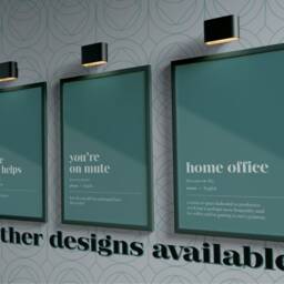 Funny Office Decor - Let's Circle Back On This Customisable Illustration Print Minimalist Home Work From Art - thumbnail 3