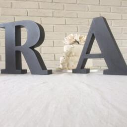 Nursery Wall Art Metal Letters Personalised Text. Large Letter For Boy's Room. Big Nursery Wall Decor. Decor Sign Metal Letter - thumbnail 3