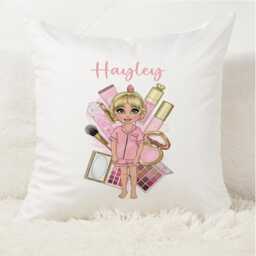 Personalised Cushion. Beauty Cushion. Makeup Customised Gift. Handmade. Throw Pillow. Home D??cor. Living Room Decor - thumbnail 3