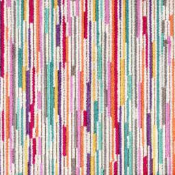 Rainbow Striped Wingback Handmade Armchair - Luxury Accent Chair Extravaganza Fabric British Custom Made - thumbnail 3
