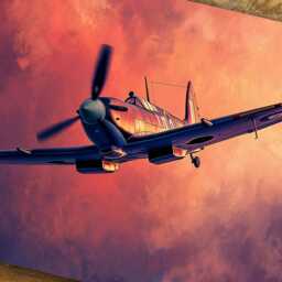 Man Cave Sign Metal Spitfire Wall Art, Shed, Garage World War 2 Raf Retro Plaque, High Gloss Finish Waterproof Aluminium, Sizes Available - thumbnail 3