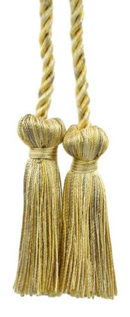 "D??copro Double Tassel Curtain & Drapery Tieback/Holdback, 3"" - 7.5cm, 27"