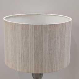 Brook Linen Embroidery Stripe Drum Lampshade/Ceiling Light Pendant - thumbnail 4