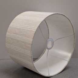 Brook Linen Embroidery Stripe Drum Lampshade/Ceiling Light Pendant - thumbnail 2