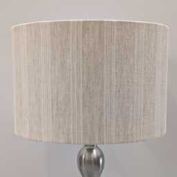 Brook Linen Embroidery Stripe Drum Lampshade/Ceiling Light Pendant - thumbnail 1