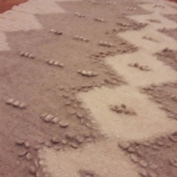 Handwoven Wool Rug Dark Beige Bohemian Area Rug - thumbnail 3
