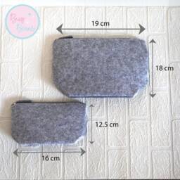 Really Important Travel Stuff Felt Pouch Bag, Travel Gift, Accessories, Gift For Her, Passport Holder - thumbnail 4