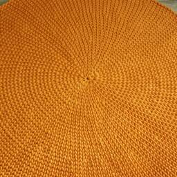 Handmade Cotton Round Rug - Nursery, Bedroom, Living Room - thumbnail 4