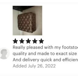 Handmade Chesterfield Cube Ottoman, Plush Coffee Table Footstool - 25x25x17 Inches - thumbnail 3