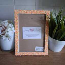 Goldfish Clay Slices Photo Frame 5 X 7 Inches - thumbnail 1