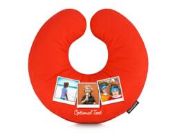 Personalised Travel Pillow With Photo Upload - Approx 30cm - thumbnail 1