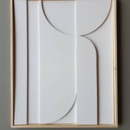 3D Relief Textured Image, Wall Art, Modern Minimalist Abstract Art - thumbnail 3