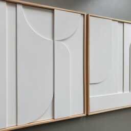 3D Relief Textured Image, Wall Art, Modern Minimalist Abstract Art - thumbnail 4