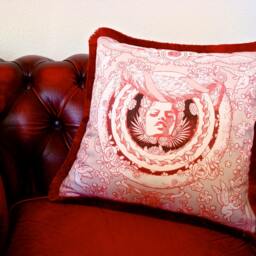 Bliss Pillow - Red/Ivory - thumbnail 2