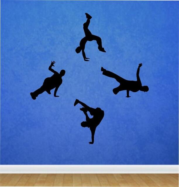 Breakdancing Wall Decal Street Art Bedroom Decor - image 1