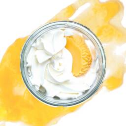 Peaches & Cream Jam Jar Candle Fruity Vanilla Scent - thumbnail 3
