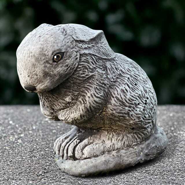 Unique Rabbit Statue Concrete Bunny Sculpture Outdoor Animal Ornament Stone Wildlife Decoration Garden & Home Figurine Rabbit Lover Gift - image 1