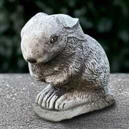 Unique Rabbit Statue Concrete Bunny Sculpture Outdoor Animal Ornament Stone Wildlife Decoration Garden & Home Figurine Rabbit Lover Gift - thumbnail 2