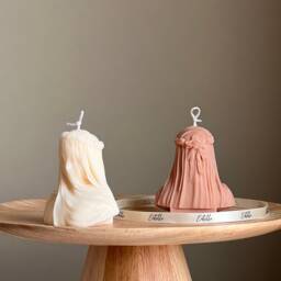 Blinded Lady Soy Wax Candle - Handmade Torso Female - thumbnail 2