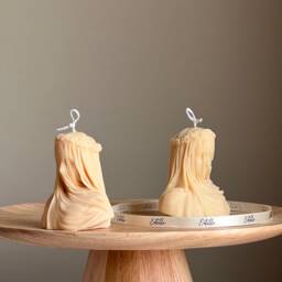Blinded Lady Soy Wax Candle - Handmade Torso Female - thumbnail 3