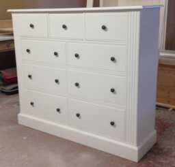 Multi Chest - 9 Drawers Fluted Style