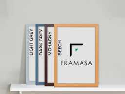 Modern Rainbow Colours Photo Frame Black Dark Grey Blue Pink Red Picture Poster Frames Wall Art Home Decor Gift A2 A3 A4 A5 Birthday - thumbnail 1