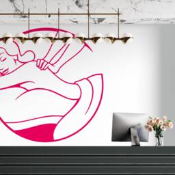 Spa Salon Wall Decal Woman Face, Skincare Quote, Beauty Decor 3008 - thumbnail 3