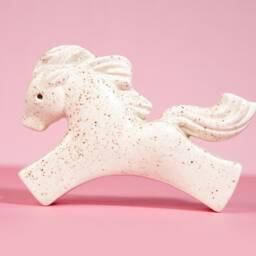 Galloping Ceramic Horse Figurine, Equine Decor, Home Decoration Animal, Lover Gift - thumbnail 3