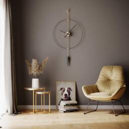 Boho Pendulum Wall Clock - Plus, Luxury Gift For Her, Silent German Movement - thumbnail 3