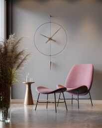 Boho Pendulum Wall Clock - Plus, Luxury Gift For Her, Silent German Movement