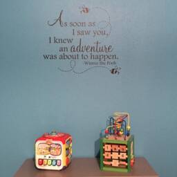 Winnie The Pooh Quote Wall Decal Adventure Nursery Sticker - thumbnail 2