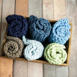 Glacier Blue Baby Blanket Newborn Photography Prop - thumbnail 3