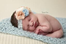 Glacier Blue Baby Blanket Newborn Photography Prop