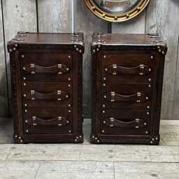 Vintage Custom Bedroom Nightstands, Matching Drawer Bedside Set, Bespoke Made To Measure Furniture - thumbnail 3