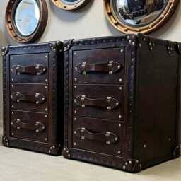 Vintage Custom Bedroom Nightstands, Matching Drawer Bedside Set, Bespoke Made To Measure Furniture - thumbnail 2