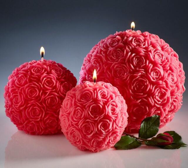Red Wedding Centerpiece Candle Gift For Her Birthday Customized Christmas Decor Handmade Customised Mum - image 1
