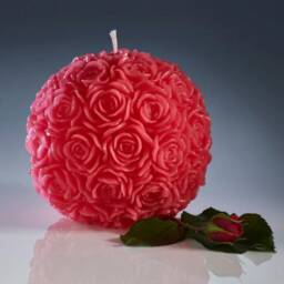 Red Wedding Centerpiece Candle Gift For Her Birthday Customized Christmas Decor Handmade Customised Mum - thumbnail 3