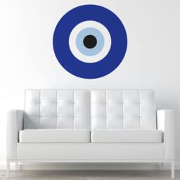 Blue Evil Eye Wall Sticker Decal - My Wonderful Walls