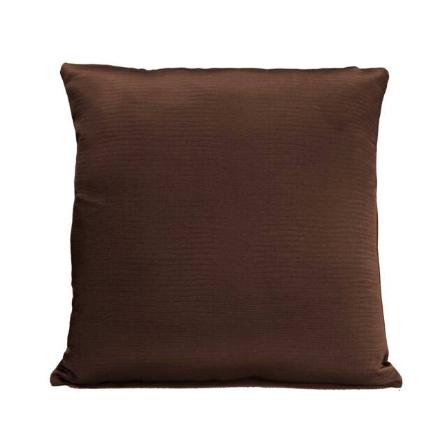 Chocolate Brown Pillow Cover, Decorative Throw Cushion Pillowcase, Accent Pillow, Toss Satin Blend, Couch Decor
