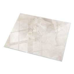 Marble Imitation Glass Table Top, Creamy Scandinavian-style Protective Top For Tables - thumbnail 2