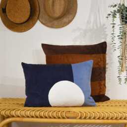 Cushion Cover - Handmade in France Corduroy - thumbnail 2