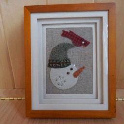 Frosty & Friend Framed Wall Hanging - thumbnail 4