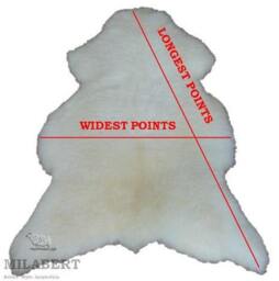 Genuine - Exclusive Swedish Gotland Sheepskin Rug Soft Curly Wool Natural Grey - Silver Ash Mix Sg 178 - thumbnail 4