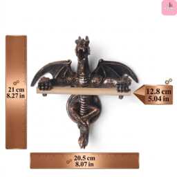 Dragon Toilet Paper Holder Wall Mount - thumbnail 4