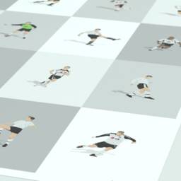 Fulham Legends Illustrated Print - Craven Cottage Heroes Poster Cottagers Football Art - thumbnail 2