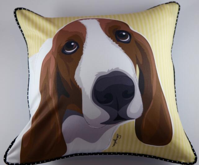 Basset Hound Pillow - image 1