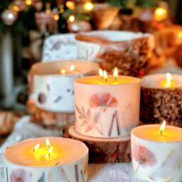 xl Large 3 Wick Candle, Christmas Candle, Festive Gift, Christmas Spice Scent, Festive Gift Idea, Gift For Her - thumbnail 3