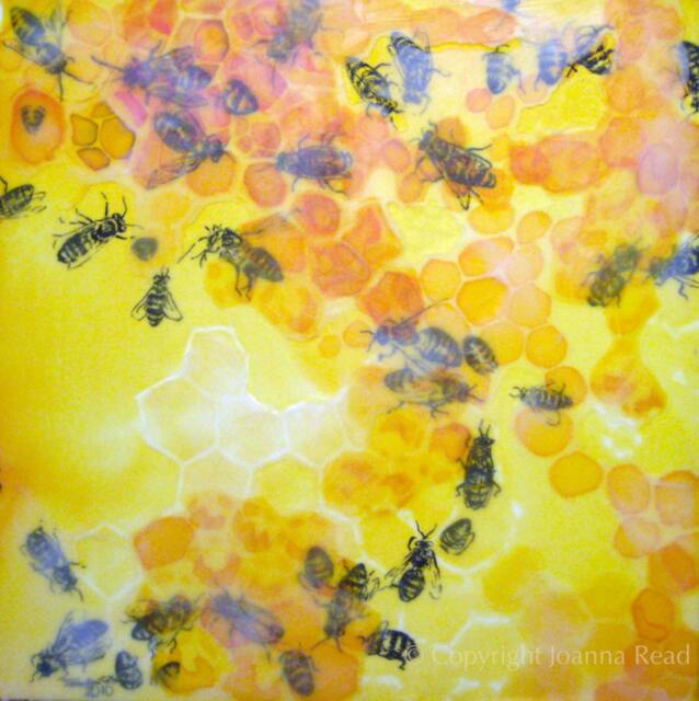 Dance Of The Honeybee Canvas Print - Wall Art