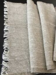 Pure Linen Towel Bath Hand Massage Rustic Washed Flax Organic Bathroom Linens - thumbnail 1