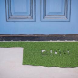 Oklahoma Area Code Synthetic Grass Doormat - Rug Wall Art Decor - thumbnail 3